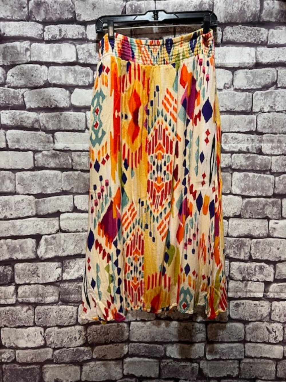 Coldwater Creek Multicolored Pull On Skirt Size L - Picture 5 of 9
